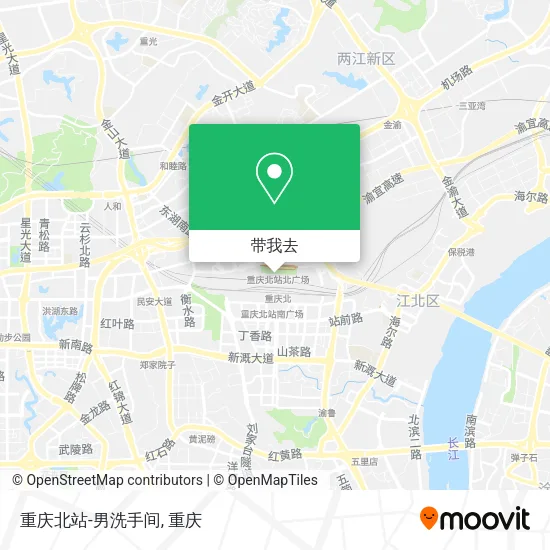 重庆北站-男洗手间地图
