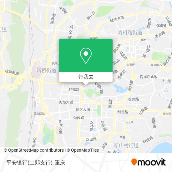 平安银行(二郎支行)地图