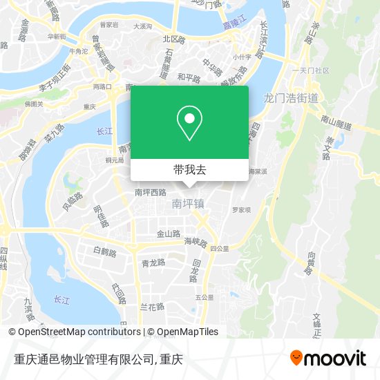 重庆通邑物业管理有限公司地图