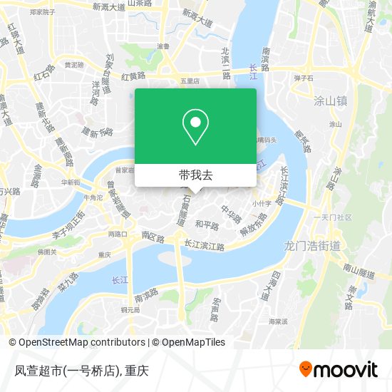 凤萱超市(一号桥店)地图