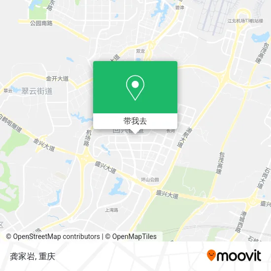 龚家岩地图