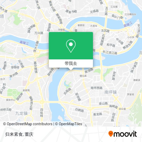归来素食地图