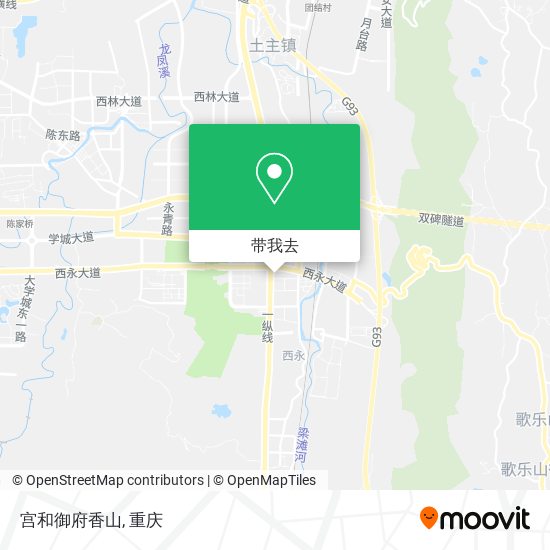宫和御府香山地图