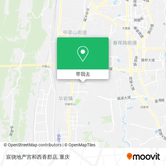 宸骁地产宫和西香郡店地图