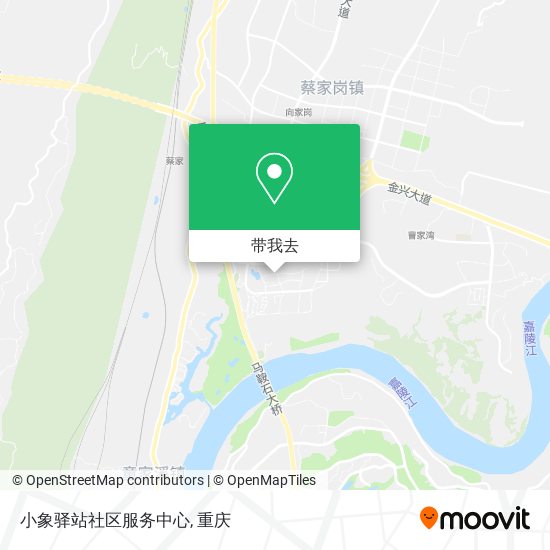 小象驿站社区服务中心地图