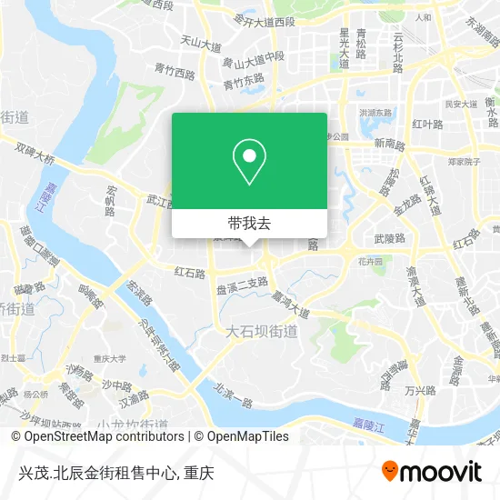 兴茂.北辰金街租售中心地图