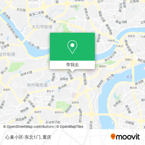 心巢小区-东北1门地图
