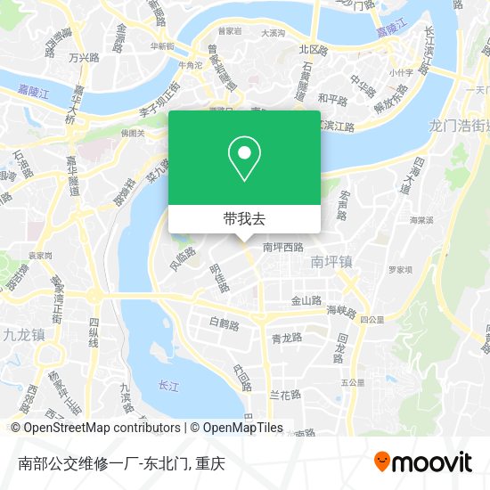 南部公交维修一厂-东北门地图