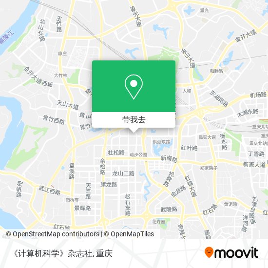 《计算机科学》杂志社地图