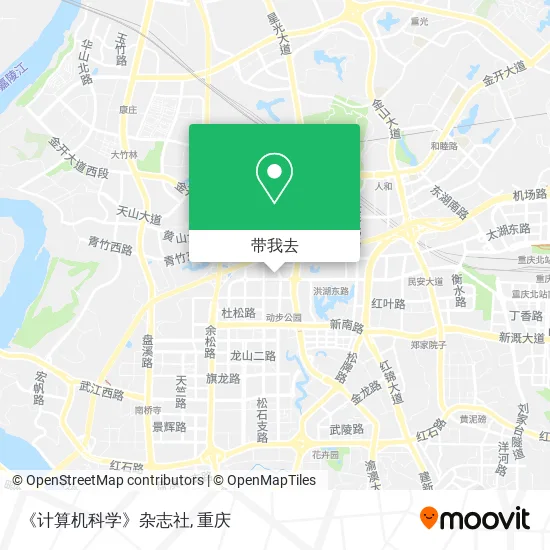 《计算机科学》杂志社地图