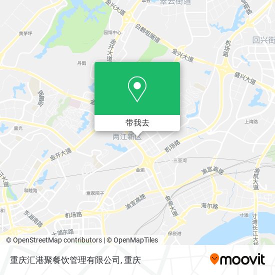 重庆汇港聚餐饮管理有限公司地图