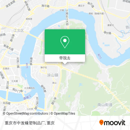 重庆市中发橡塑制品厂地图