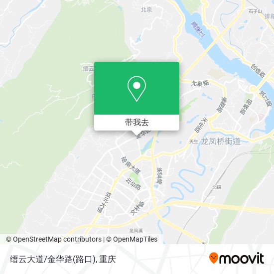 缙云大道/金华路(路口)地图