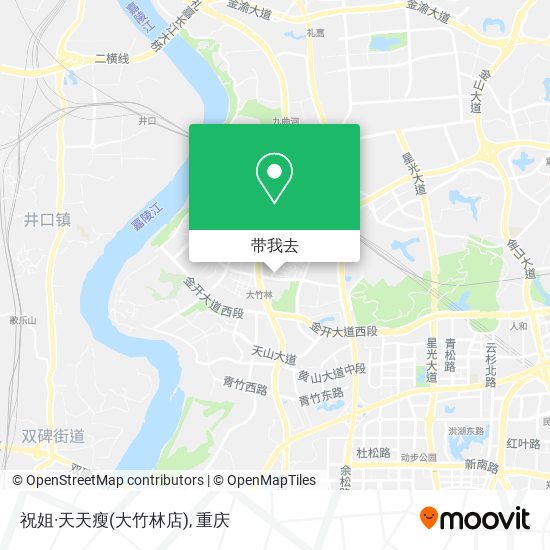 祝姐·天天瘦(大竹林店)地图