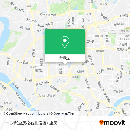 一心堂(重庆松石北路店)地图