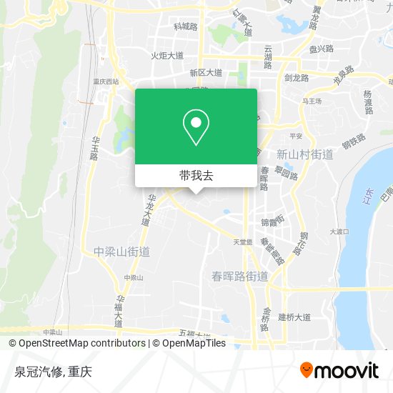泉冠汽修地图