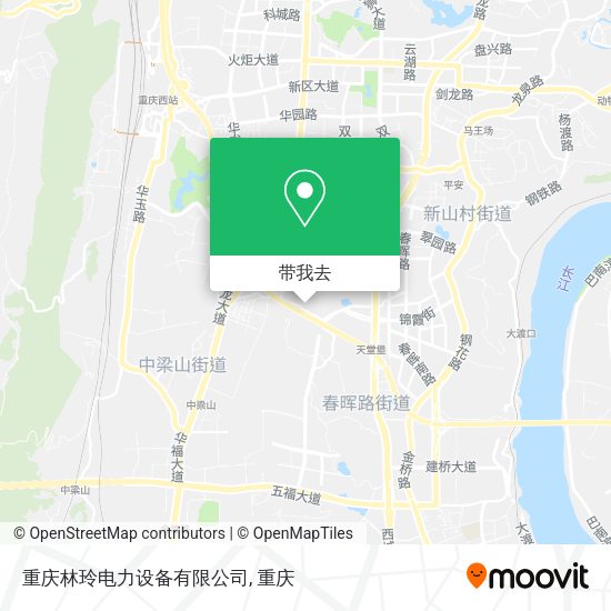 重庆林玲电力设备有限公司地图