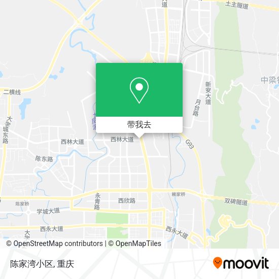 陈家湾小区地图