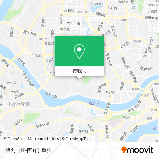 保利山庄-西1门地图