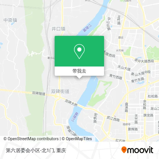 第六居委会小区-北1门地图