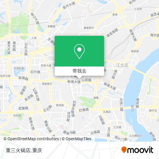 重三火锅店地图
