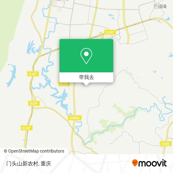 门头山新农村地图