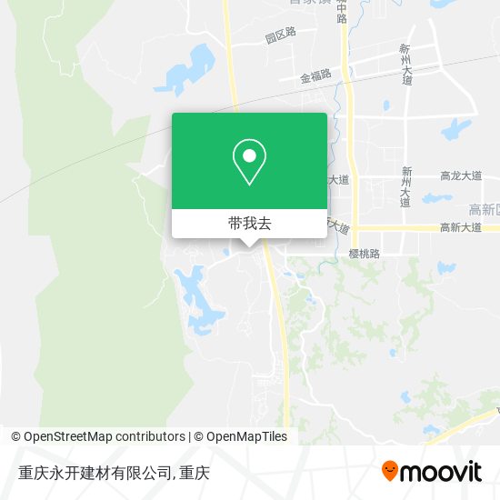 重庆永开建材有限公司地图