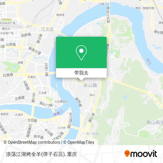 浪荡江湖烤全羊(弹子石店)地图