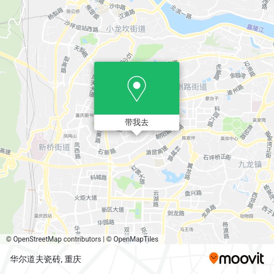 华尔道夫瓷砖地图