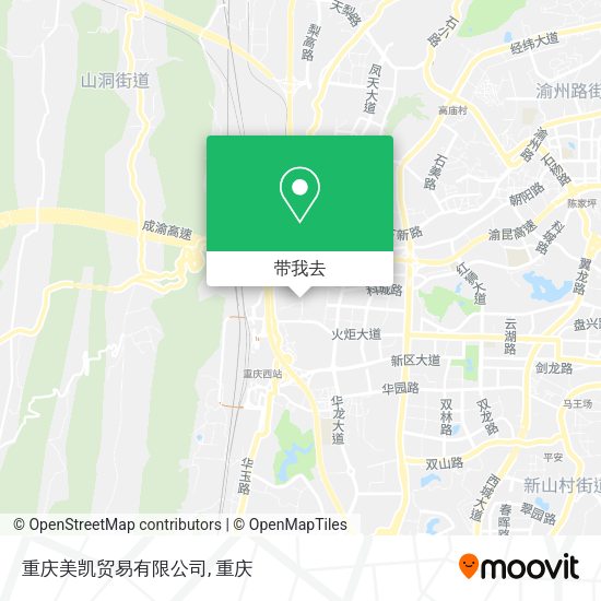 重庆美凯贸易有限公司地图