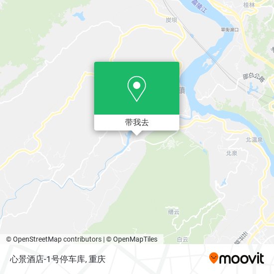 心景酒店-1号停车库地图