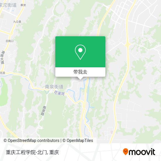 重庆工程学院-北门地图