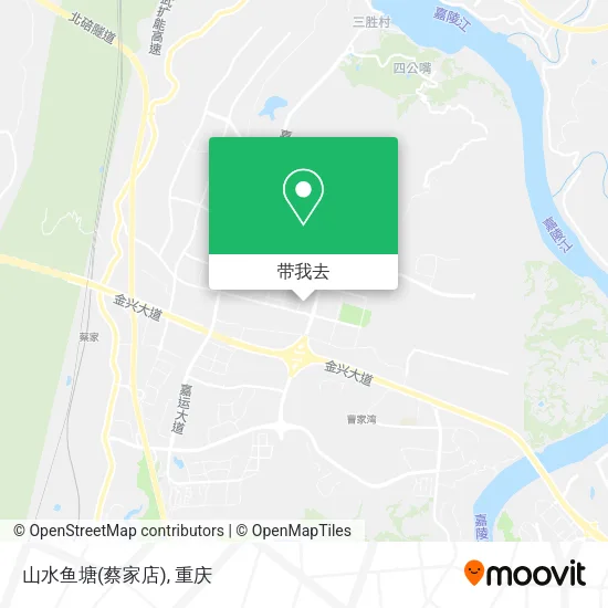 山水鱼塘(蔡家店)地图