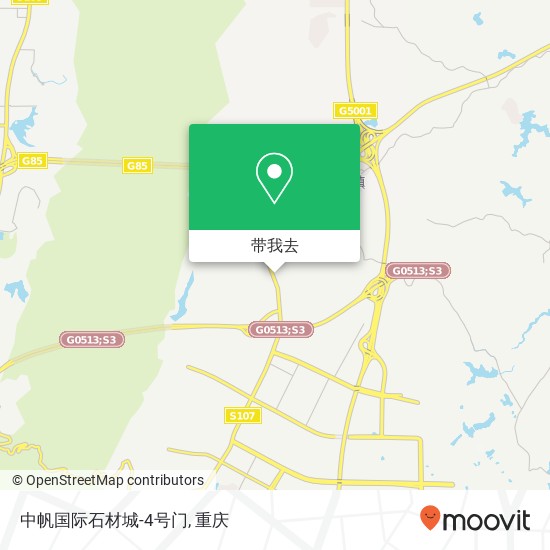 中帆国际石材城-4号门地图