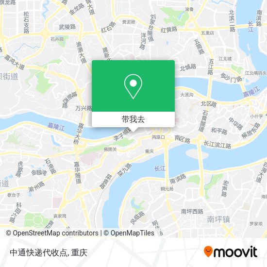 中通快递代收点地图