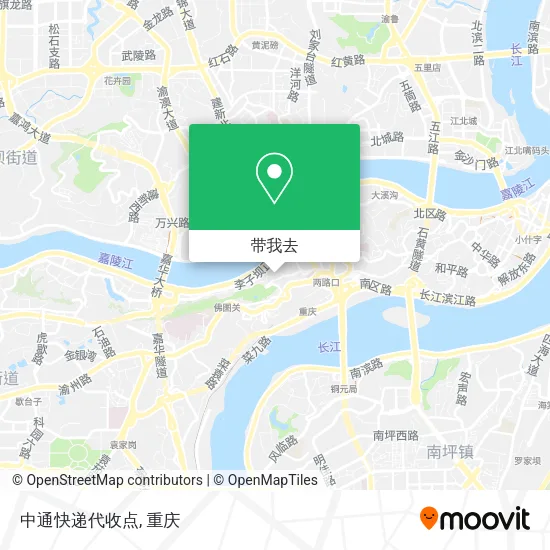 中通快递代收点地图