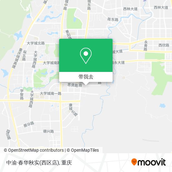 中渝·春华秋实(西区店)地图
