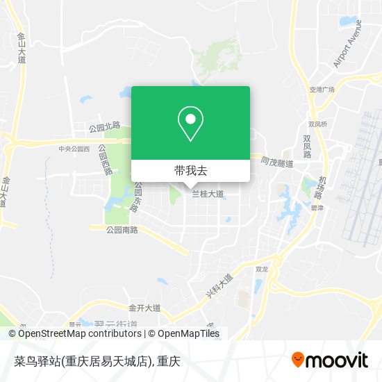 菜鸟驿站(重庆居易天城店)地图