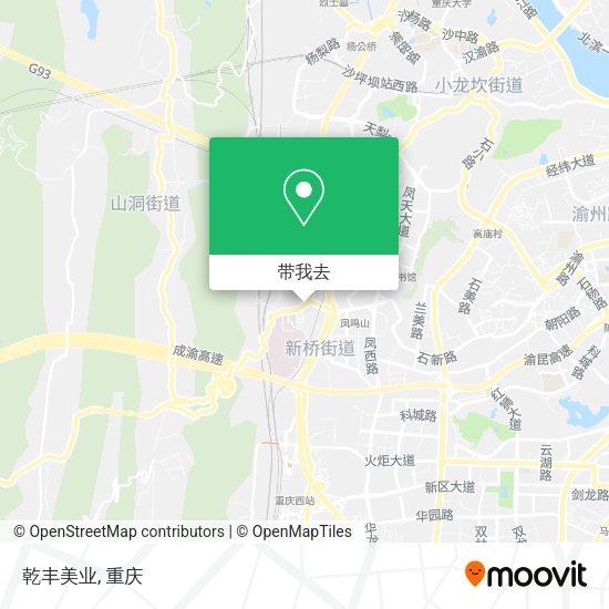 乾丰美业地图
