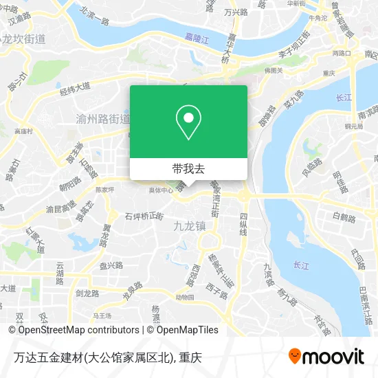万达五金建材(大公馆家属区北)地图