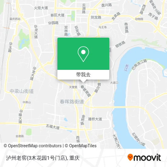 泸州老窖(3木花园1号门店)地图