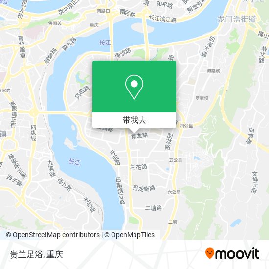 贵兰足浴地图