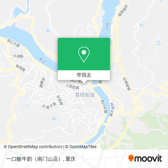 一口酸牛奶（南门山店）地图