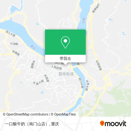 一口酸牛奶（南门山店）地图