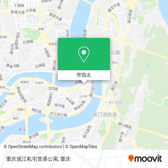 重庆观江私宅普通公寓地图