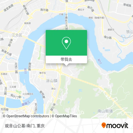 观音山公墓-南门地图