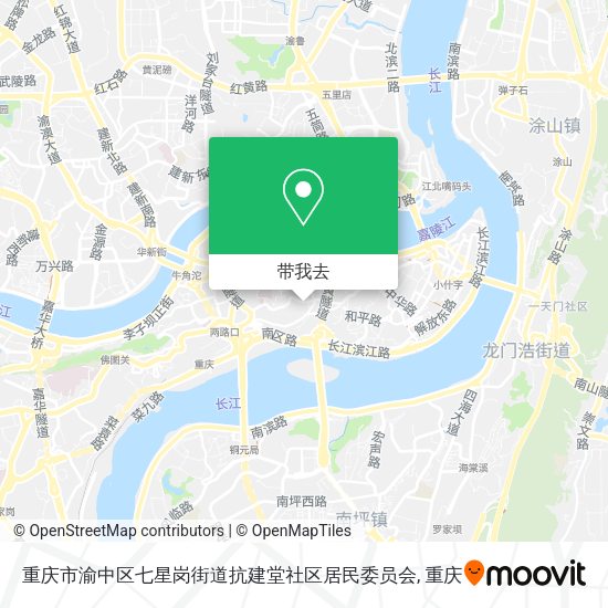 重庆市渝中区七星岗街道抗建堂社区居民委员会地图