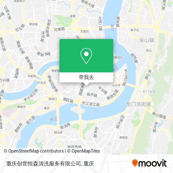 重庆创世恒森清洗服务有限公司地图
