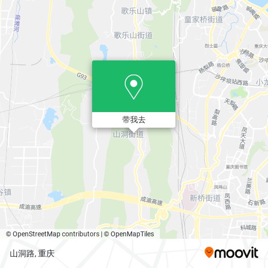 山洞路地图