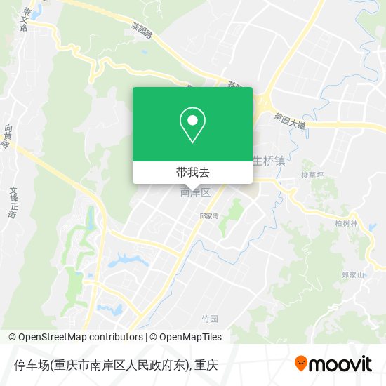 停车场(重庆市南岸区人民政府东)地图